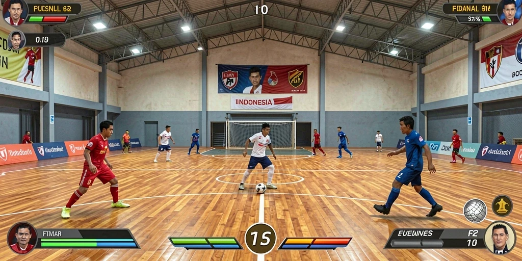 Pemandangan yang memukau dalam setiap level yang dijelajahi.
