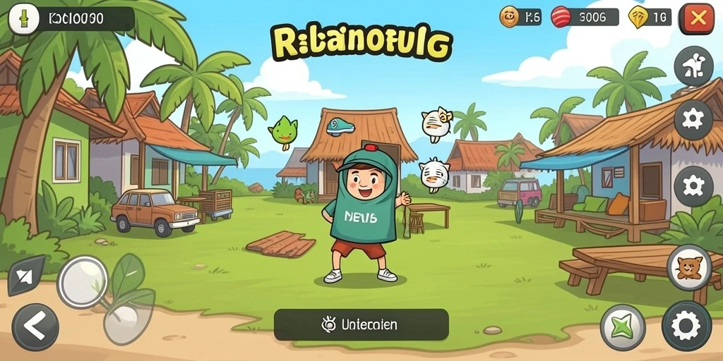 Cuplikan gameplay seru saat bertarung melawan musuh.
