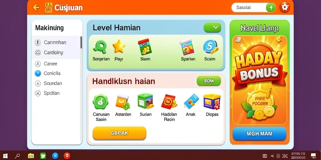 Karakter yang dapat disesuaikan sesuai keinginan pemain.